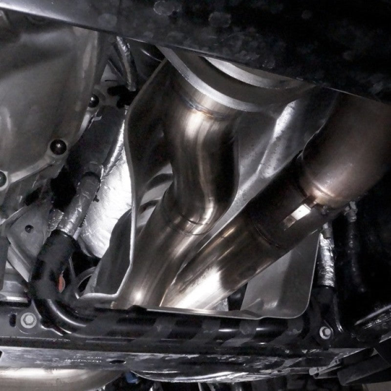 Stainless Works 2017 F-150 Raptor 3.5L 3in Downpipe High-Flow Cats Factory Connection