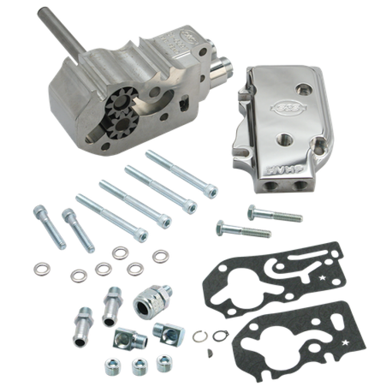 S&S Cycle 92-99 BT High Volume High Pressure Billet Oil Pump Kit - Polished