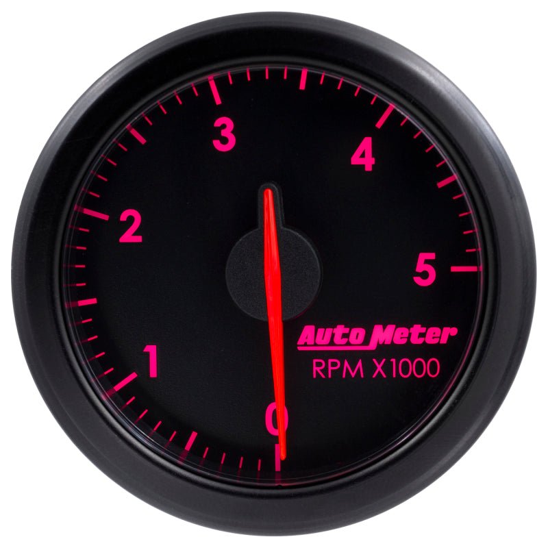 Autometer Airdrive 2-1/6in Tachometer Gauge 0-5K RPM - Black AutoMeter Gauges