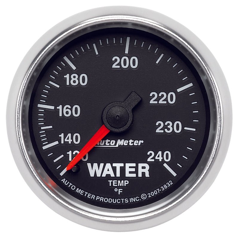 Autometer GS 52mm 120-240 Deg F Mechanical Water Temperature Gauge AutoMeter Gauges