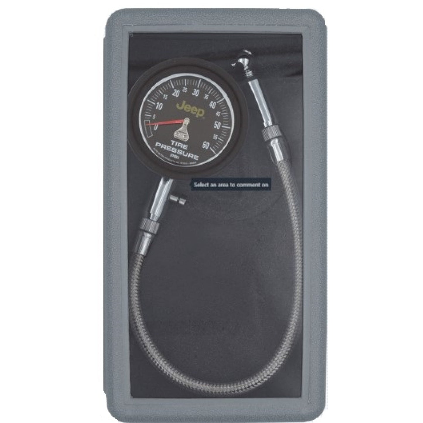 Autometer JEEP 0-60 PSI Analog Tire Pressure Gauge AutoMeter Gauges
