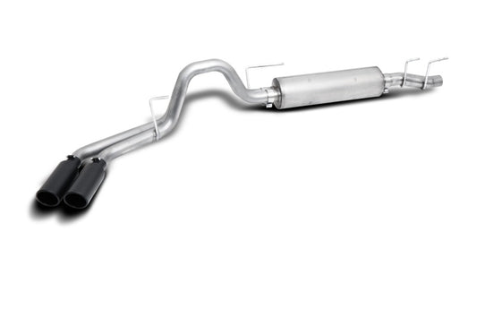Gibson 21-24 Ford F150 Truck 5.0L 3/2.5in Cat-Back Dual Sport Exhaust System Stainless - Black Elite