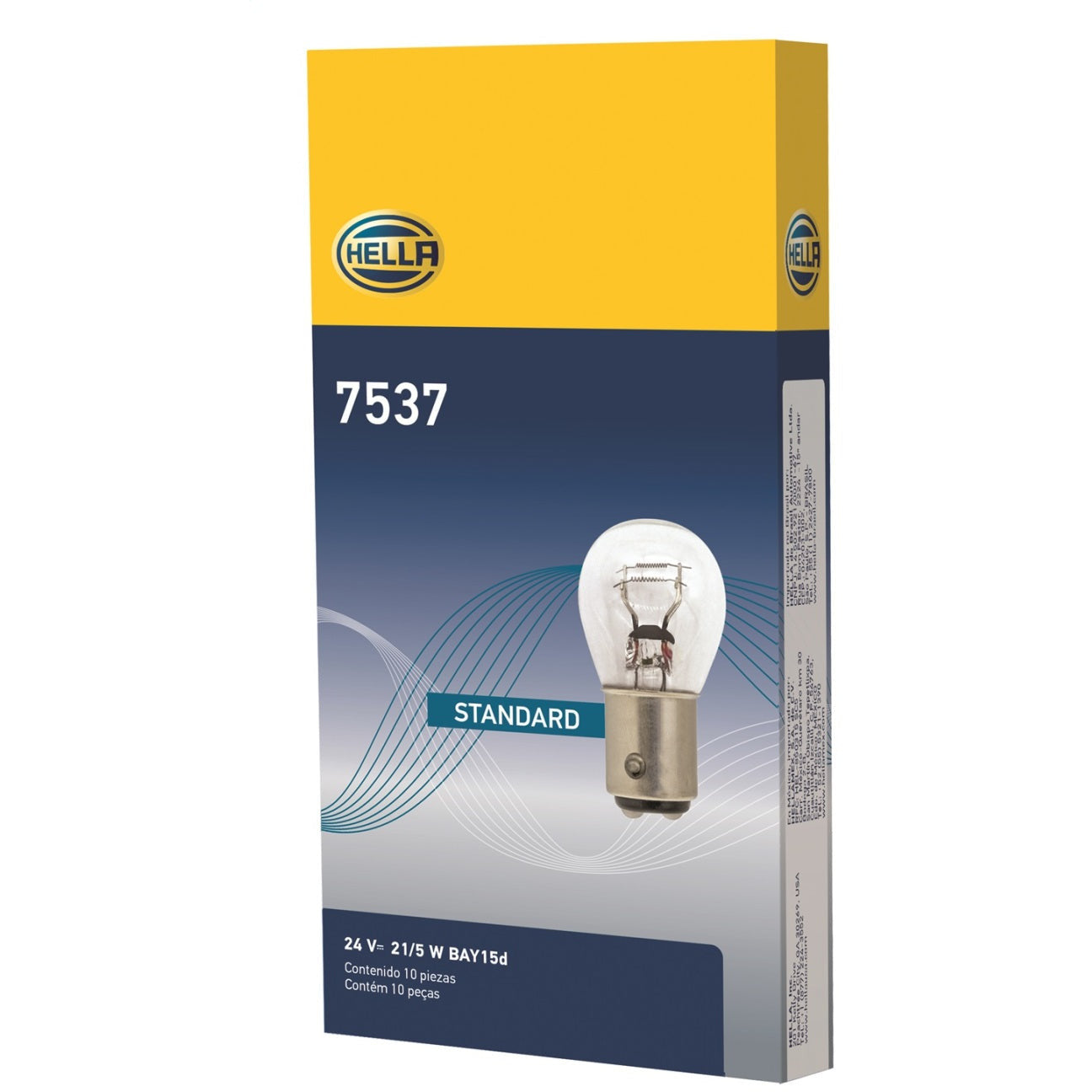 Hella Bulb 7537 24V 21/5W BAY15d S8 Hella Bulbs