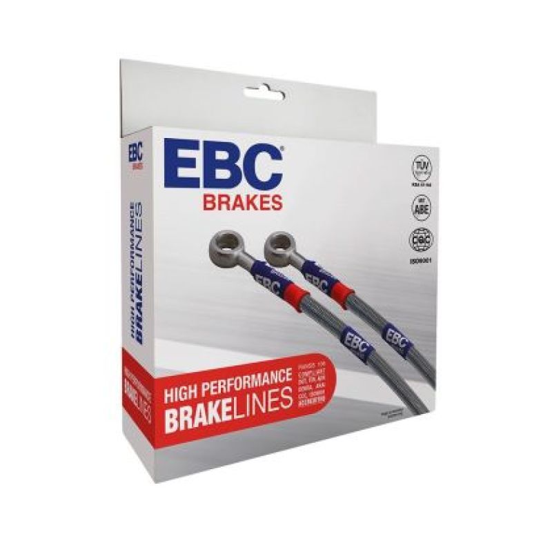 EBC 98-05 Porsche 911 (996) Carrera 2 3.4L (Cast Iron Rotor) Stainless Steel Brake Line Kit