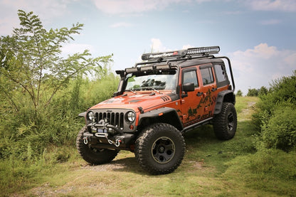 Rugged Ridge Hurricane Fender Flare Kit EU Textured 07-18 Jeep Wrangler JK Rugged Ridge Fender Flares