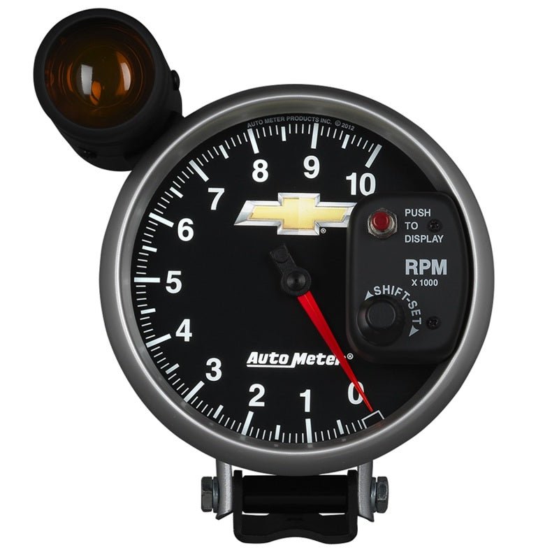 Autometer Performance Parts 5in 0-10000 RPM Tachometer COPO Camaro Gauge w/ Shift Light AutoMeter Gauges