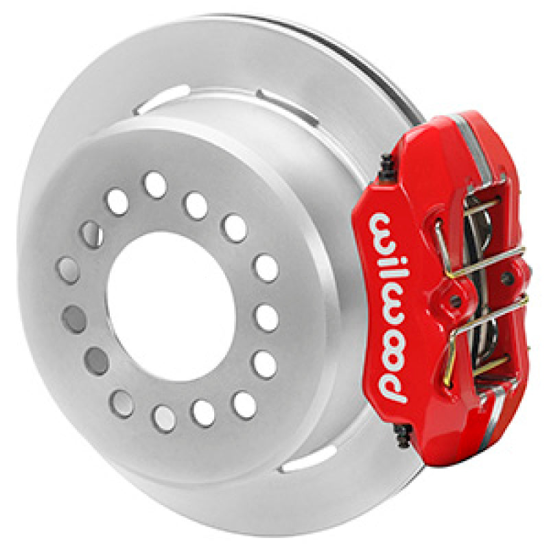 Wilwood Chevrolet 7-5/8in Rear Axle Dynapro Disc Brake Kit 11in Rotor -Red Caliper Wilwood Big Brake Kits