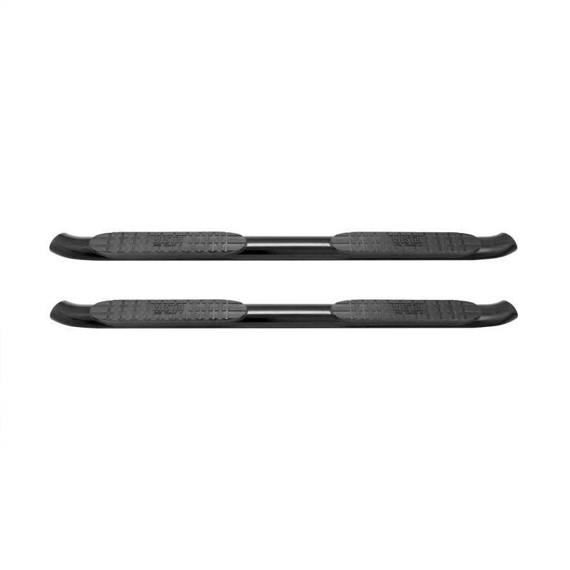 Westin 2014-2018 Chevrolet/GMC Silverado Sierra 1500 Dbl Cab PRO TRAXX 4 Oval Nerf Step Bars - Black