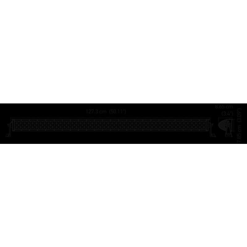 Hella Value Fit Sport 49in - 288W LED Light Bar - Dual Row Combo Beam Hella Light Bars & Cubes