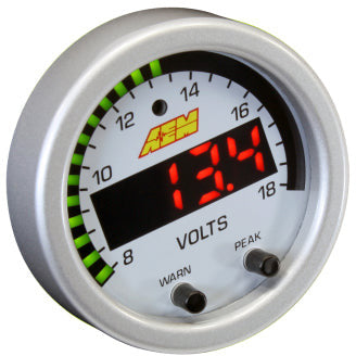 AEM X-Series 8-18V Volt Gauge AEM Gauges