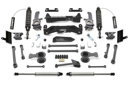 Fabtech 10-15 Toyota 4Runner 4WD 6in Perf Sys w/Dl 2.5 C/O Resi & 2.25
