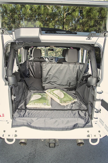 Rugged Ridge C3 Cargo Cover W/O Subwoofer 07-18 Jeep Wrangler JKU 4 Door Rugged Ridge Car Covers