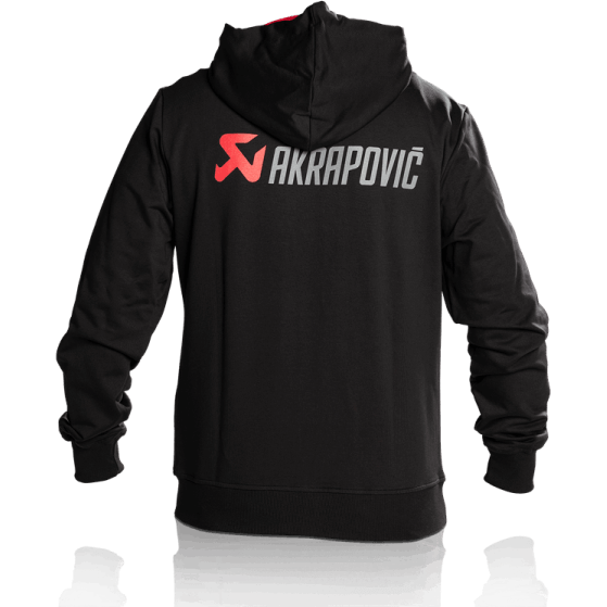 Akrapovic Mens Akrapovic Logo Black Hoodie - S Akrapovic Apparel