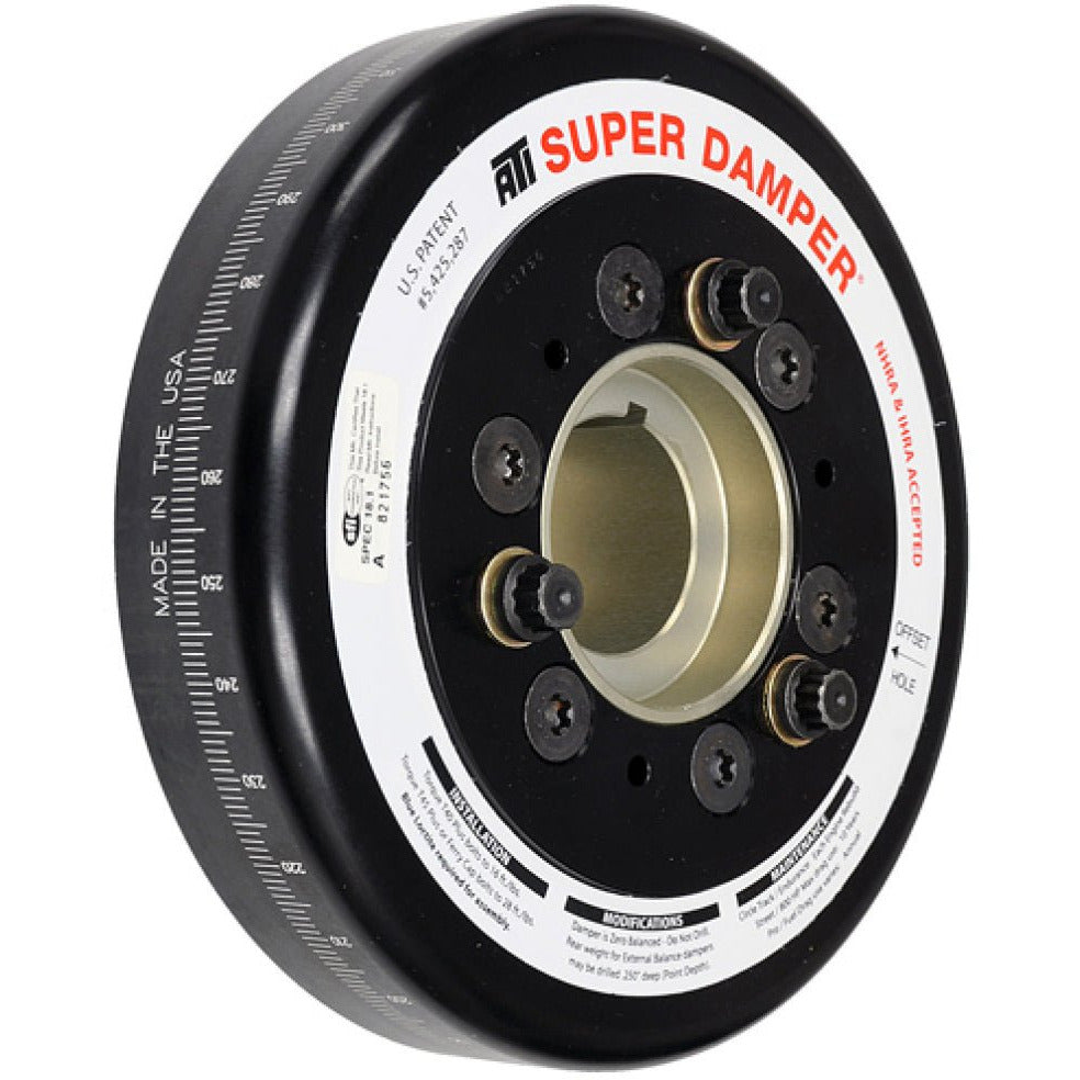 ATI Damper - 7.074in - Alum - Chevy BB - 3 Ring - Alum Hub ATI Crankshaft Dampers