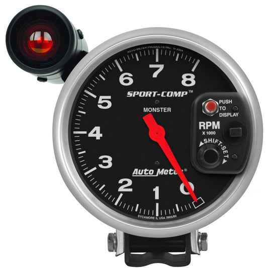 Autometer Sport-Comp 5 inch 8,000 RPM  Shift-Lite Tachometer AutoMeter Gauges