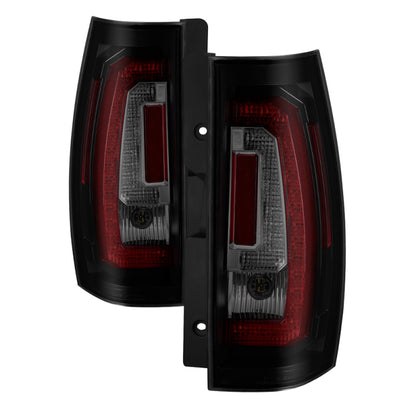 Spyder Chevy Suburban 07-14 V2 - LED Tail Lights - Black Smoke ALT-YD-CSUB07V2-LED-BSM