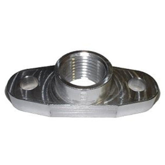 Torque Solution Billet Oil Drain Flange: Universal T3/T4 & PTE Turbos Torque Solution Flanges