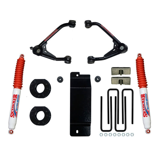 Skyjacker 2007-2013 GM 1500 4WD 3.5-4in UCA Lift Kit w/Rear Nitro 8000 Shocks