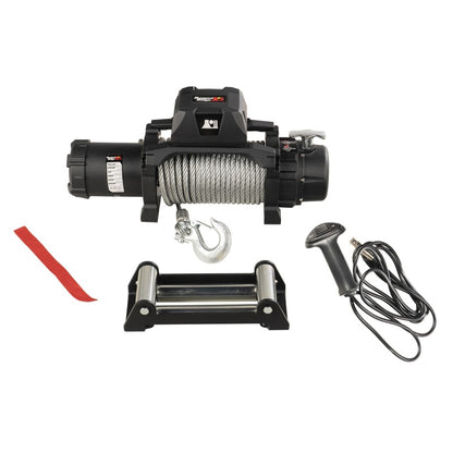 Rugged Ridge Trekker C12.5 Winch 12500lb Cable Wired Rugged Ridge Winches