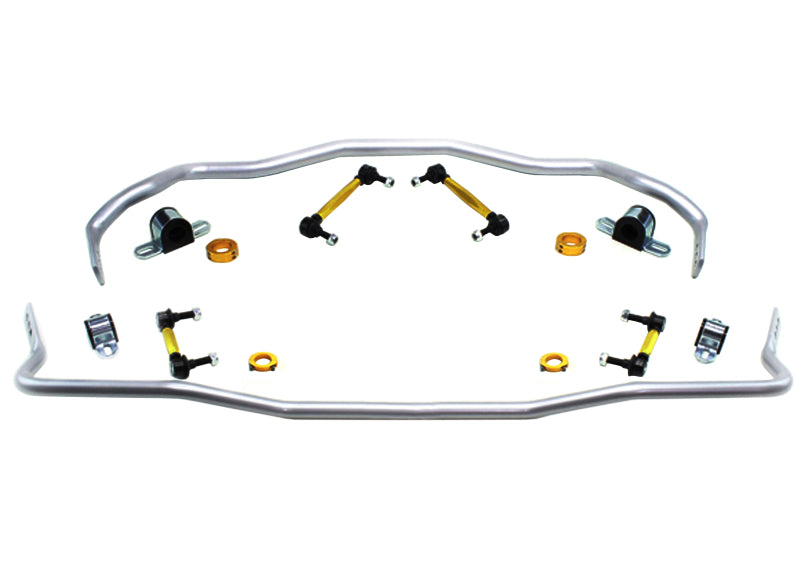 Whiteline 15-20 Ford Mustang GT/GT Premium/EcoBoost/EcoBoost Premium Front & Rear Sway Bar Kit