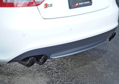 AWE Tuning B8 / B8.5 S5 Cabrio Touring Edition Exhaust - Non-Resonated - Diamond Black Tips