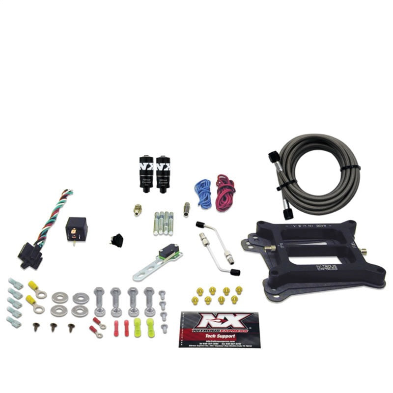 Nitrous Express 4150 Hitman Plus 4-BBL Nitrous Kit (50-200HP) w/o Bottle Nitrous Express Nitrous Systems