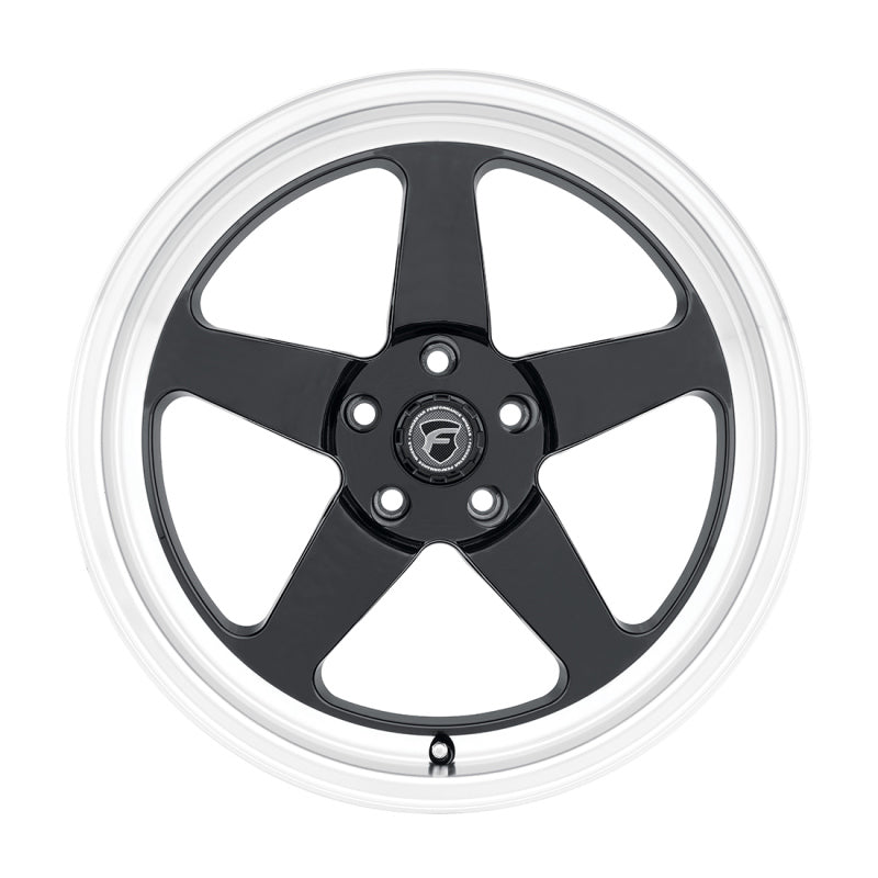 Forgestar D5 18x8.0 / 5x120 BP / ET15 / 5.125in BS Gloss Black Wheel Forgestar Wheels - Cast