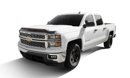 AVS 16-18 Chevrolet Silverado 1500 Low Profile Aeroskin Lightshield Pro - Black