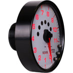 Autometer Spek-Pro Gauge Tachometer 5in 11K Rpm W/Shift Light & Peak Mem White/Black AutoMeter Gauges