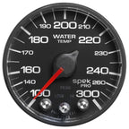 Autometer Spek-Pro - Nascar 2-1/16in Water Temp 100- 300F Bfb Ecu AutoMeter Gauges