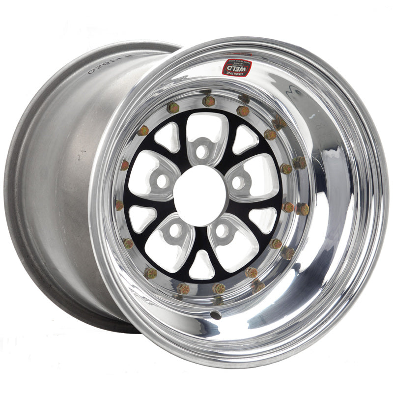 Weld V-Series 15x10 / 5x4.5 BP / 4in. BS Black Wheel Weld Wheels - Forged