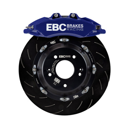 EBC Racing 2019+ BMW M235i (F44) Blue 6 Piston Apollo Calipers 355mm Rotors Front Big Brake Kit