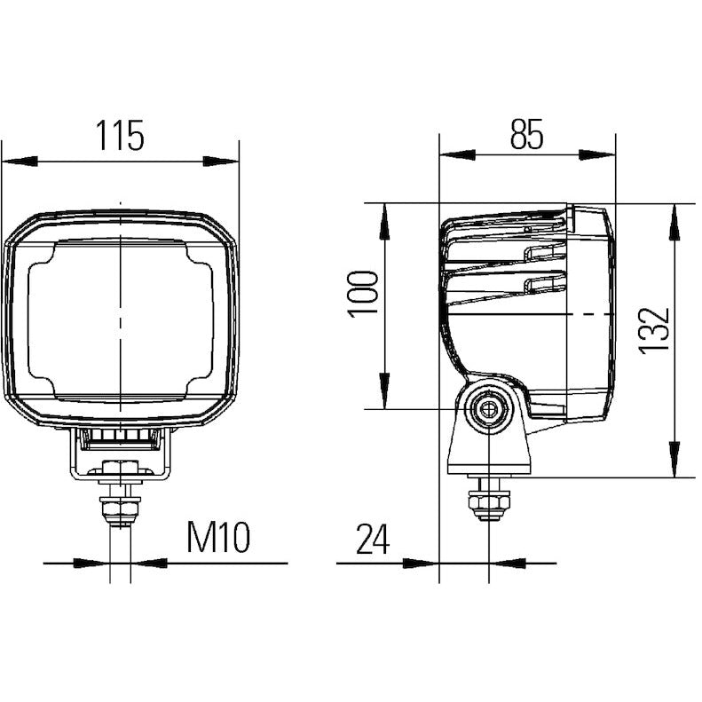 Hella Work Lamp Wa 0Gr Md1224 Dt Ub 1Ga Hella Work Lights