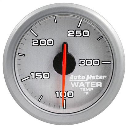 Autometer Airdrive 2-1/6in Water Temperature Gauge 100-300 Degrees F - Silver AutoMeter Gauges