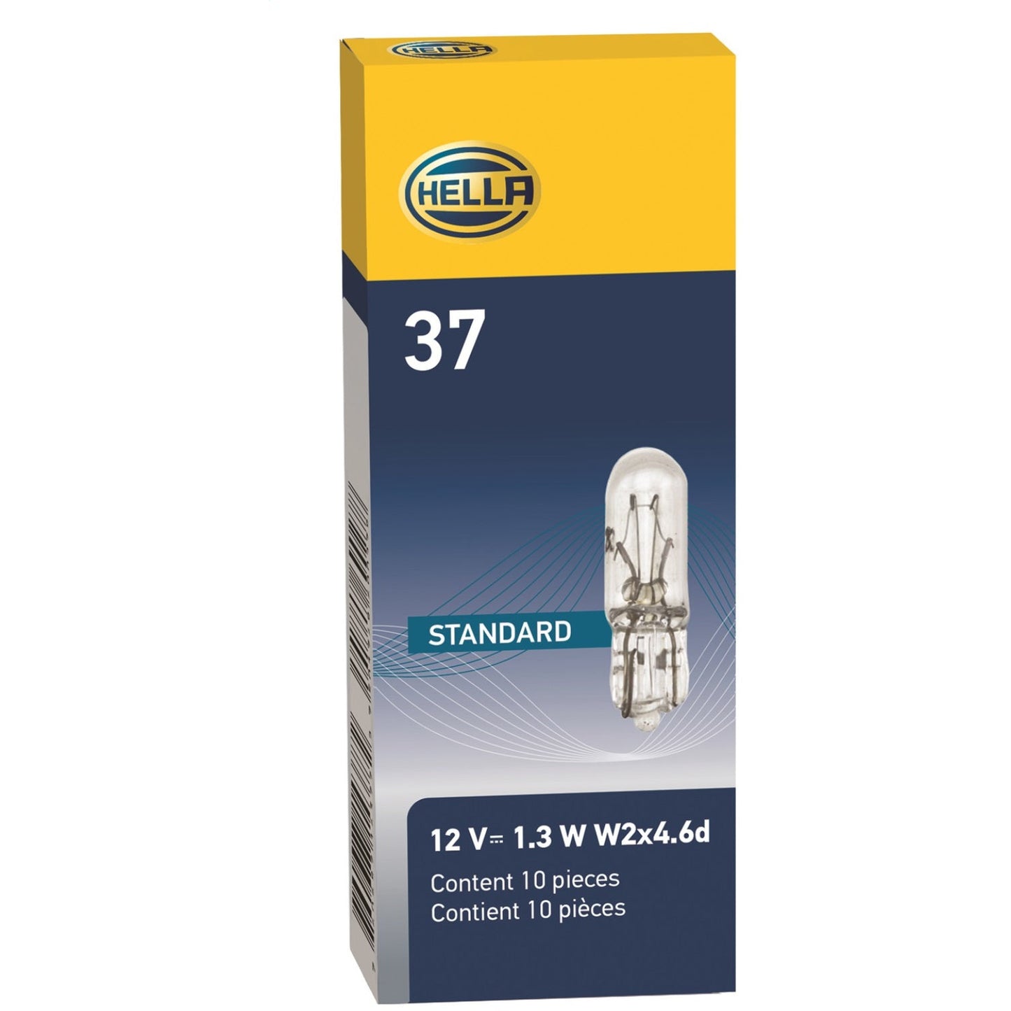 Hella Bulb 37 12V 1.3W W2X4.6d T1.75 Hella Bulbs