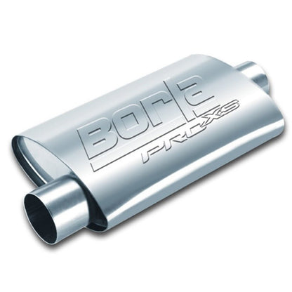 Borla Universal 4in x 9-1/2in x 14in Oval Center/Offset 3in Inlet/Outlet ProXS Muffler Borla Muffler