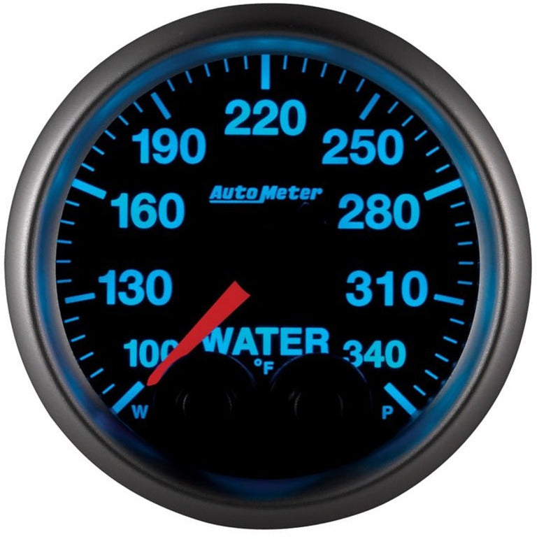 Autometer Elite 52mm 100-340 Deg F Water Temperature Peak and Warn Gauge w/ Electonic Control AutoMeter Gauges