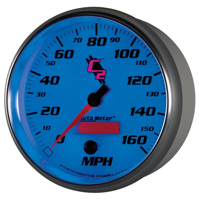 Autometer C2 5 inch 160MPH In-Dash Electronic Programmable Speedometer AutoMeter Gauges