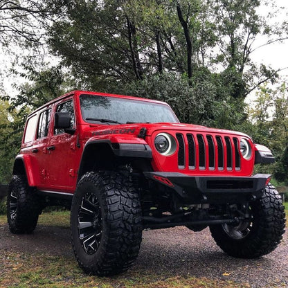 Oracle Jeep Wrangler JL Oculus Bi-LED Projector Headlights- Graphite Metallic - 5500K SEE WARRANTY