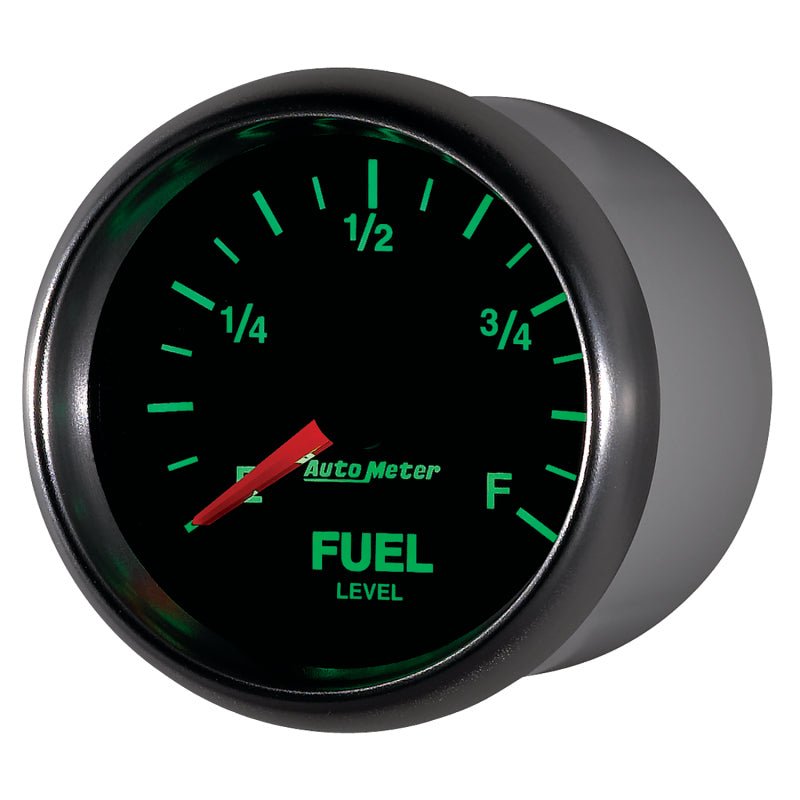 Autometer GS 2 1/16in. 0-280 Ohms Fuel Level Gauge - Stepper Motor AutoMeter Gauges