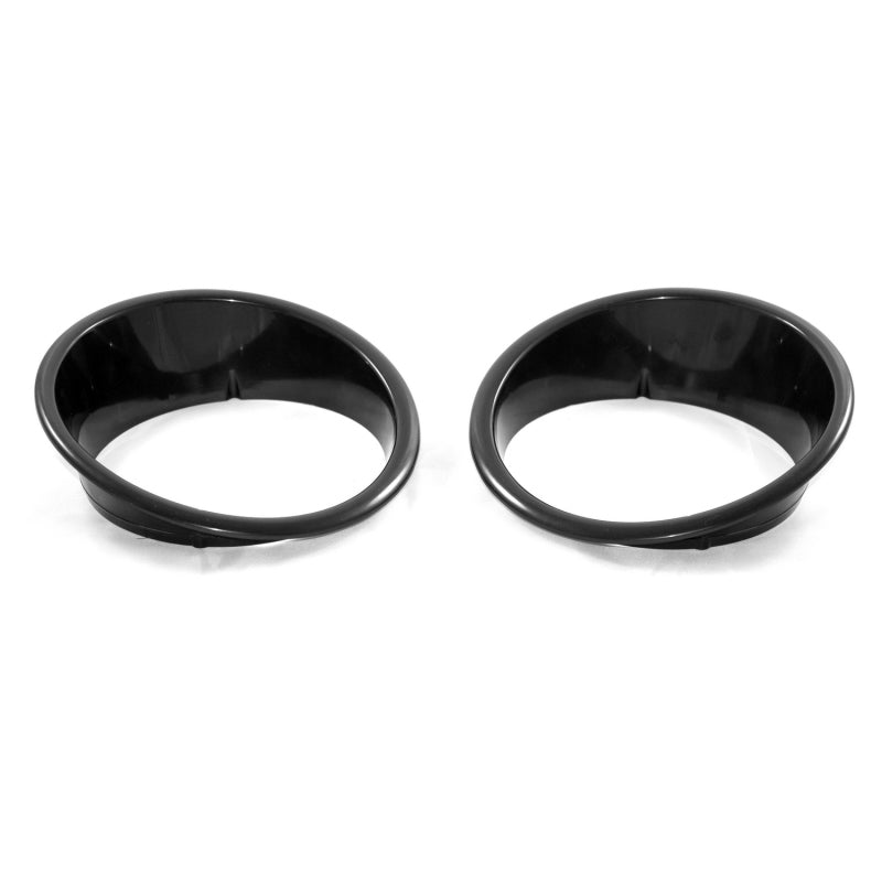 Rugged Ridge Headlight Bezels Black 07-18 Jeep Wrangler JK Rugged Ridge Light Mounts