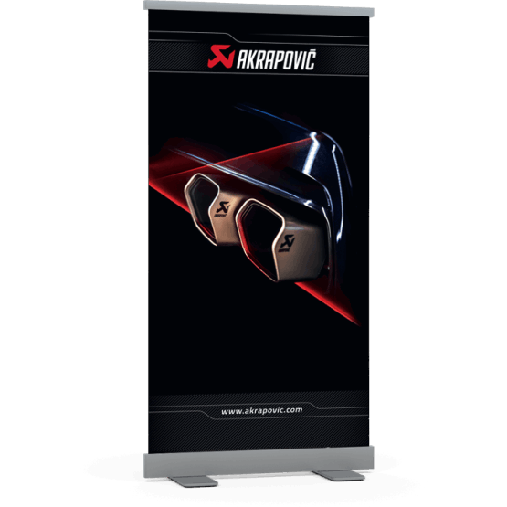 Akrapovic Pull Up Banner CAR - Corvette C8 Akrapovic Marketing