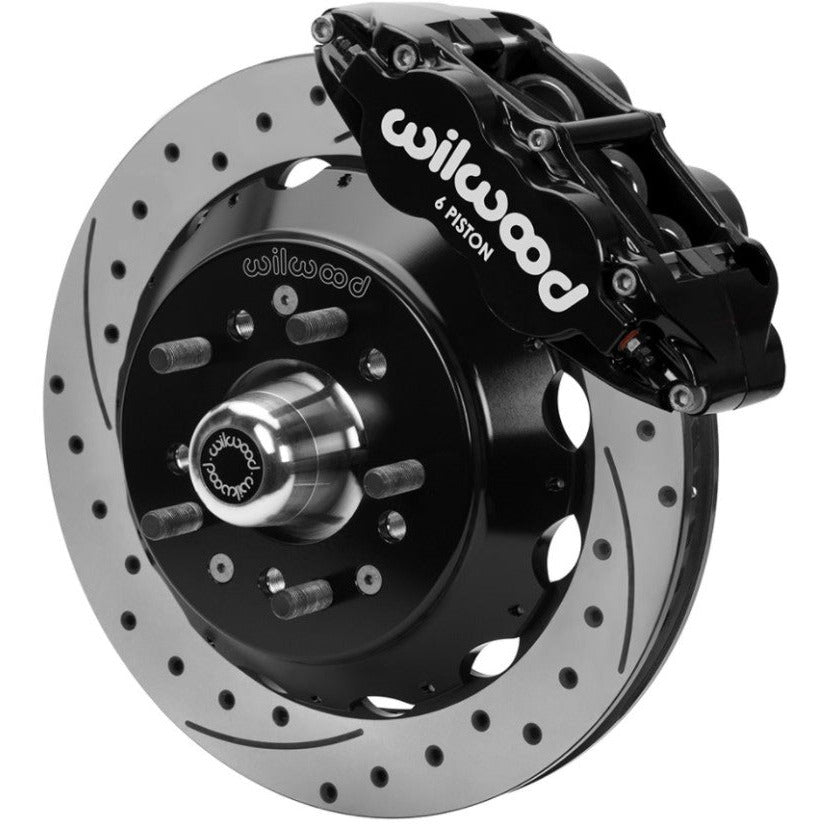 Wilwood 70-81 FBody/75-79 A&XBody FNSL6R Frt Brk Kit 12.88in D/S Rtr Blk Caliper Use w/ PD Spindle Wilwood Big Brake Kits