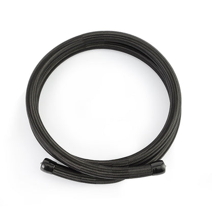 Mishimoto 6Ft Stainless Steel Braided Hose w/ -4AN Fittings - Black Mishimoto Oil Line Kits