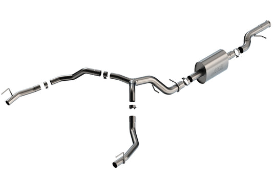 Borla 21-22 Cadillac Escalade 6.2L V8 2/4WD 4DR S-Type Cat-Back Exhaust w/ Factory Bezel Tips