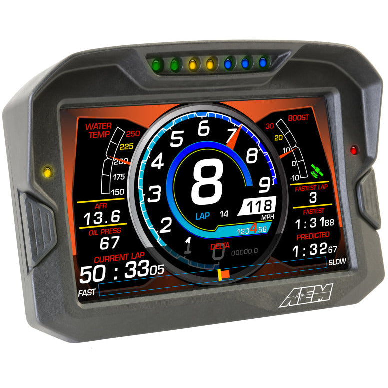 AEM CD-7 Non Logging Race Dash Carbon Fiber Digital Display (CAN Input Only) AEM Gauges