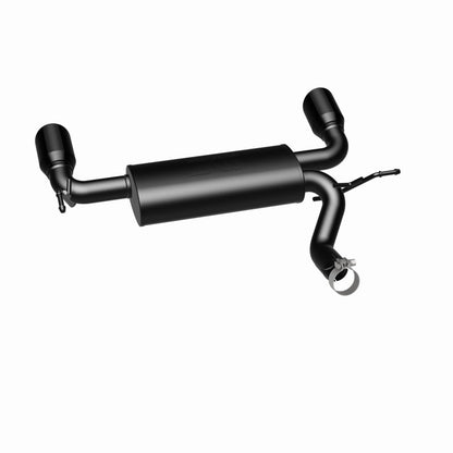 MagnaFlow 07-17 Jeep Wrangler JK 3.8/3.6L Dual Split Rear Exit Black Axle-Back Exhaust