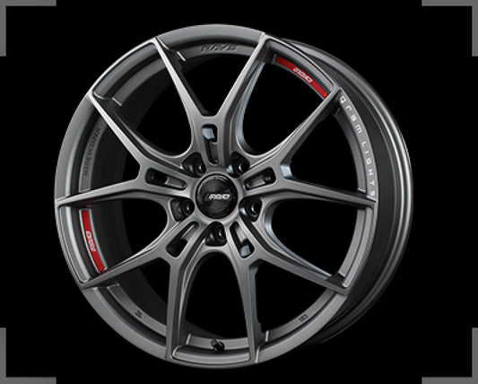 Gram Lights 57FXZ Overseas 19x10.5 +20 5-114.3 Matte Graphite w/Machining Wheel