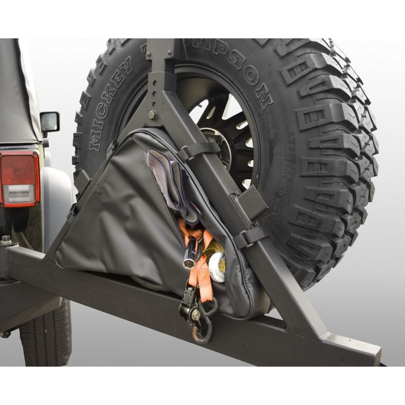 Rugged Ridge Triangular Storage Bag Rugged Ridge Tire Carriers Rugged Ridge Spare Tire Carriers