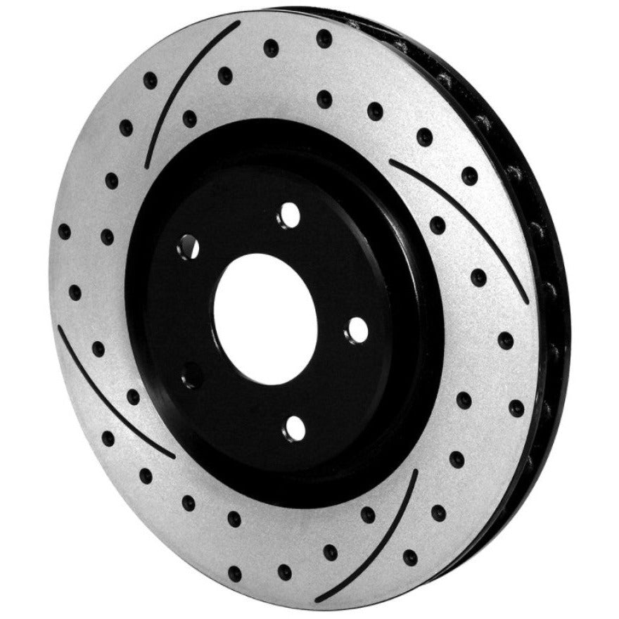 Wilwood Rotor-Front-SRP-C5/C6 Vette L/H-BLK 12.80 x 1.25 - 5 x 4.76 Wilwood Brake Rotors - 2 Piece